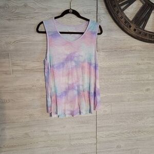 Kookaburra by Ugg Tiedye Tank Top Womens SZ M Hippie